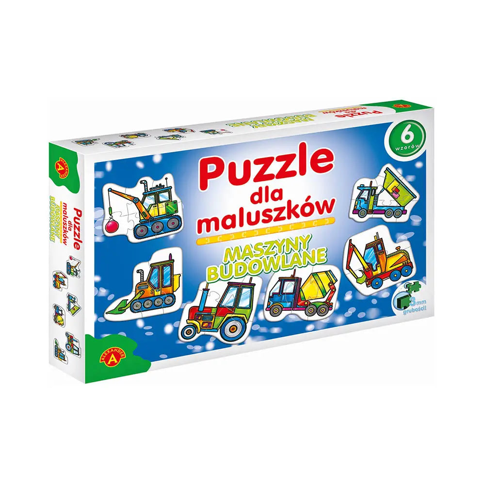 Puzzle dla maluszków maszyny budowlane 0541