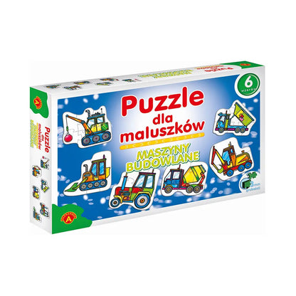 Puzzle dla maluszków maszyny budowlane 0541