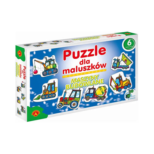 Puzzle dla maluszków maszyny budowlane 0541