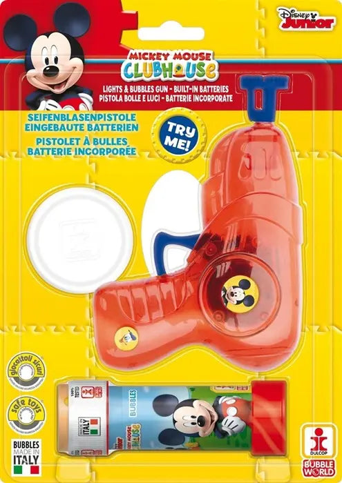 Disney junior pistolet do baniek mydlanych średni myszka mickey