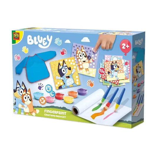Bluey mega set do malowania palcami