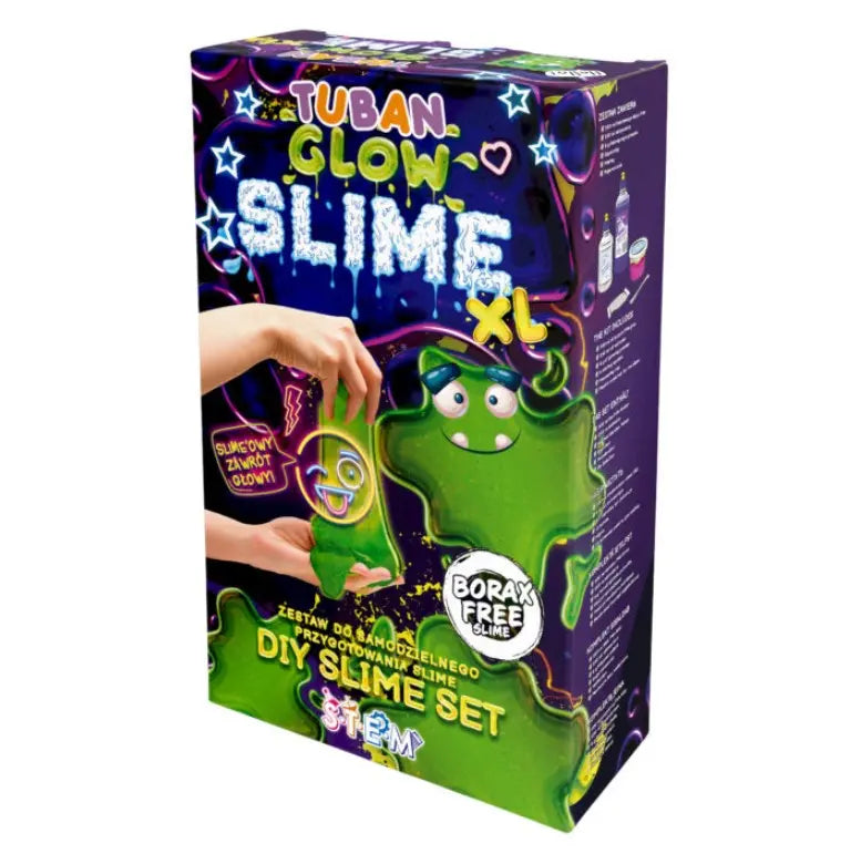 Tuban zestaw Slime DIY XL świecący w ciemności