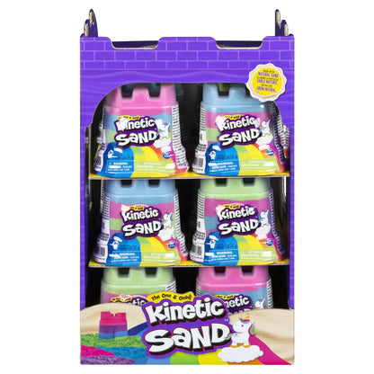 Kinetic sand tęczowy zamek