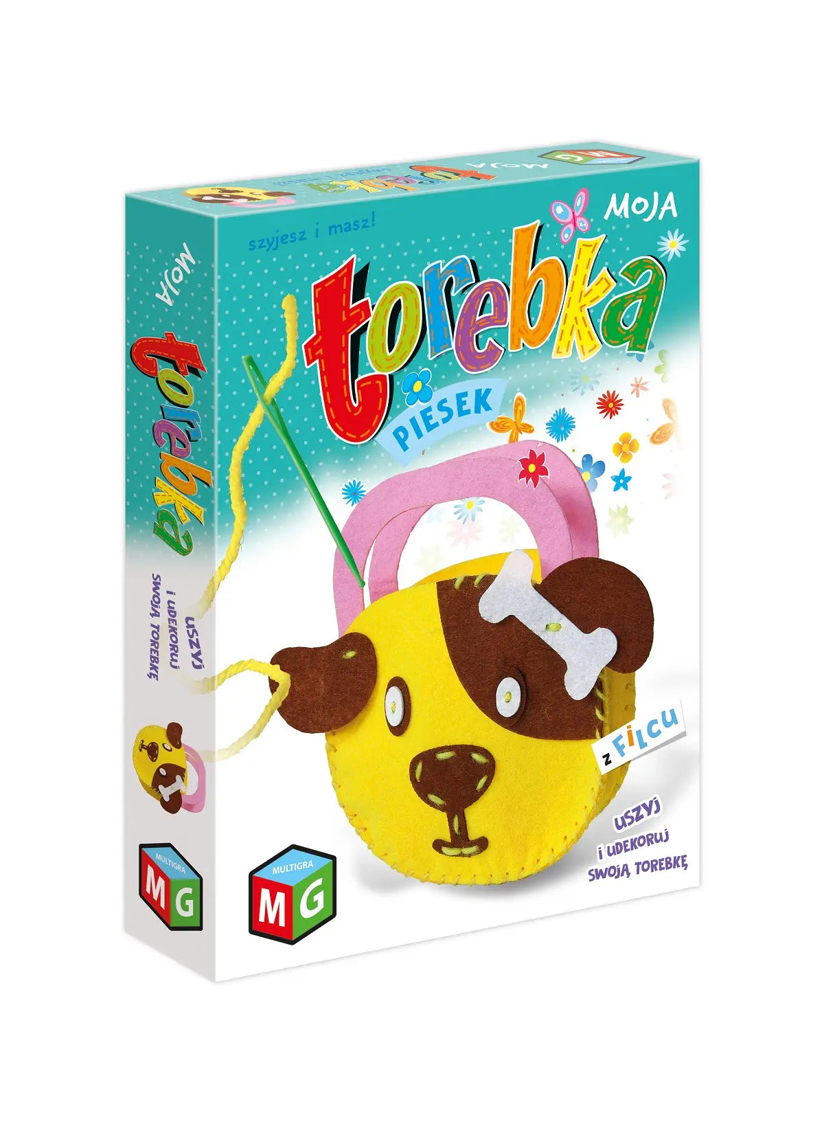 Moja torebka z filcu - Piesek