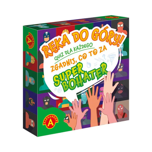 Gra planszowa Quiz Ręka do góry Superbohater 27495