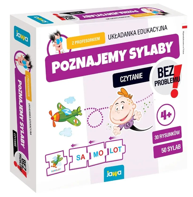 Gra poznajemy sylaby z profesorkiem