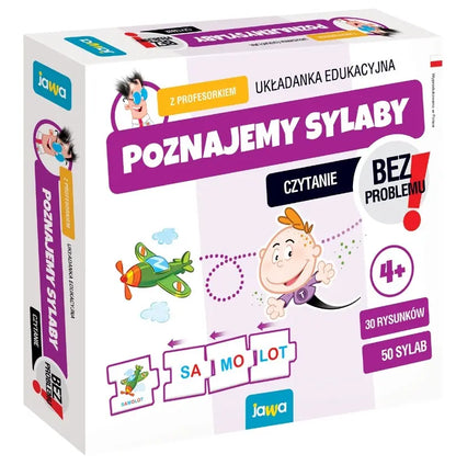 Gra poznajemy sylaby z profesorkiem