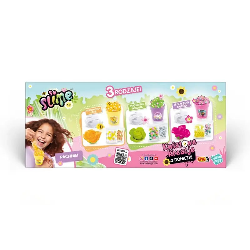 So Slime Kwiatowe Kreacje, 3 doniczki
