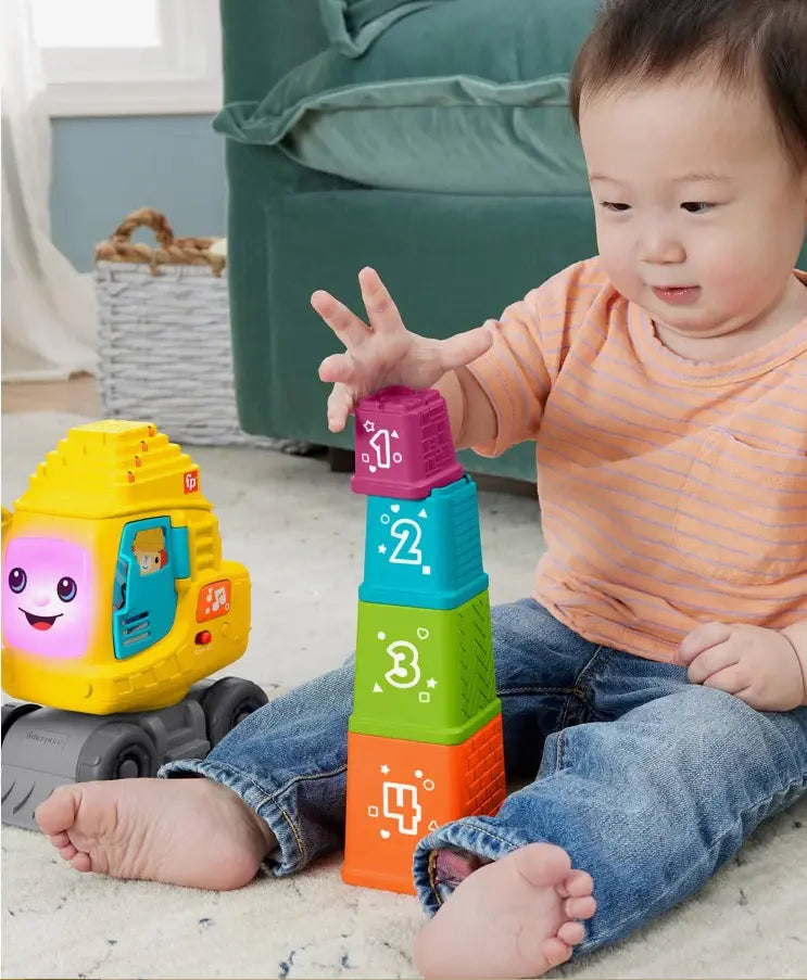Fisher price wesoły dźwig układaj i licz