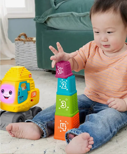 Fisher price wesoły dźwig układaj i licz