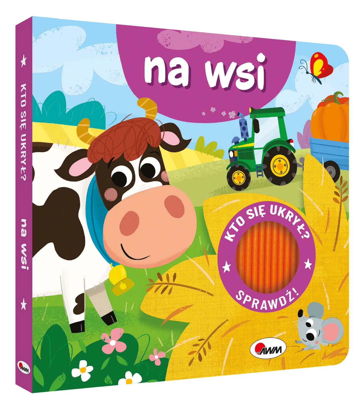 Książeczka edukacyjna kto się ukrył? na wsi