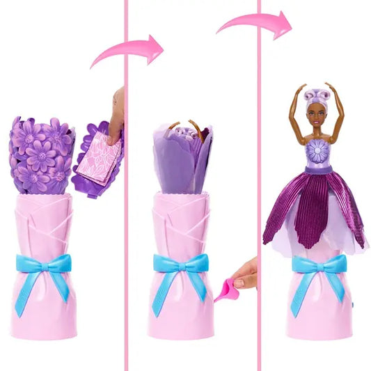 Barbie - Kwiatowa niespodzianka, Fioletowa stokrotka