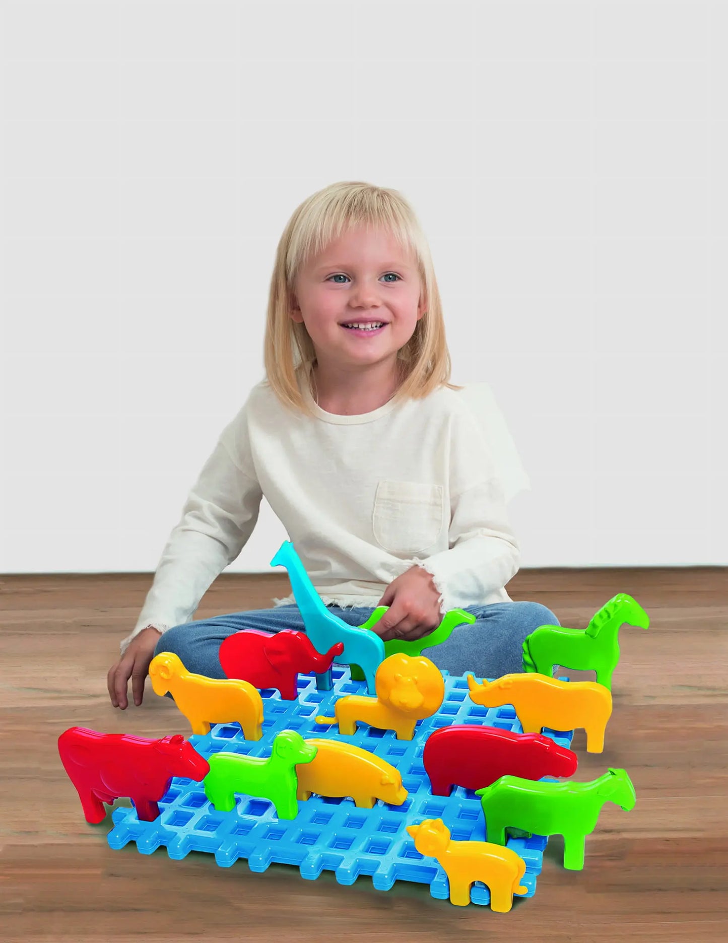 Klocki konstrukcyjne Mini Zwierzyniec