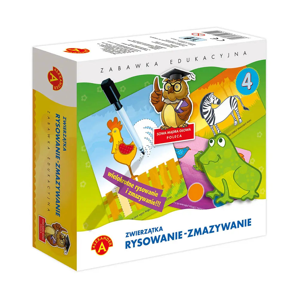Zwierzątka rysowanie -zmazywanie 4 0741