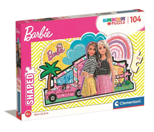 Clementoni puzzle 104 shape barbie