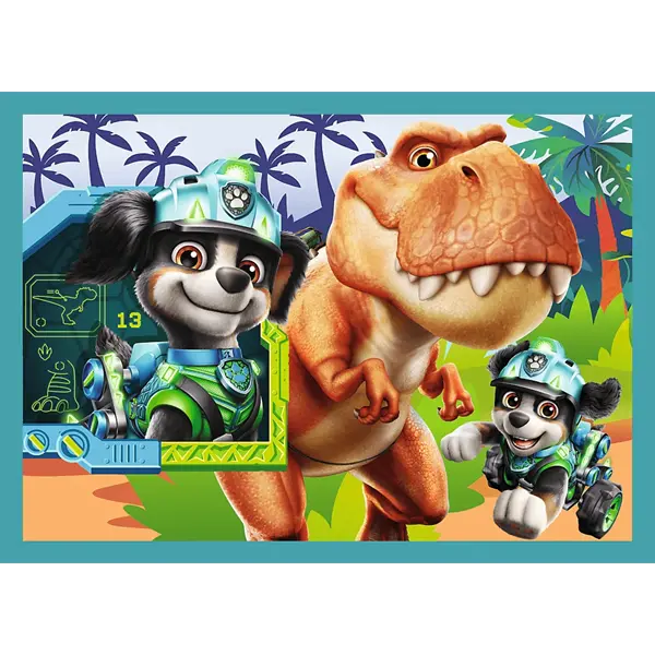 PUZZLE 4w1 Historie z wyspy dinozaurów 34687