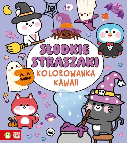 Kolorowanka Kawaii- Słodkie straszaki