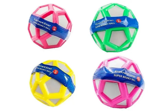Piłka superodbijająca 15cm 4kol 622219 81582