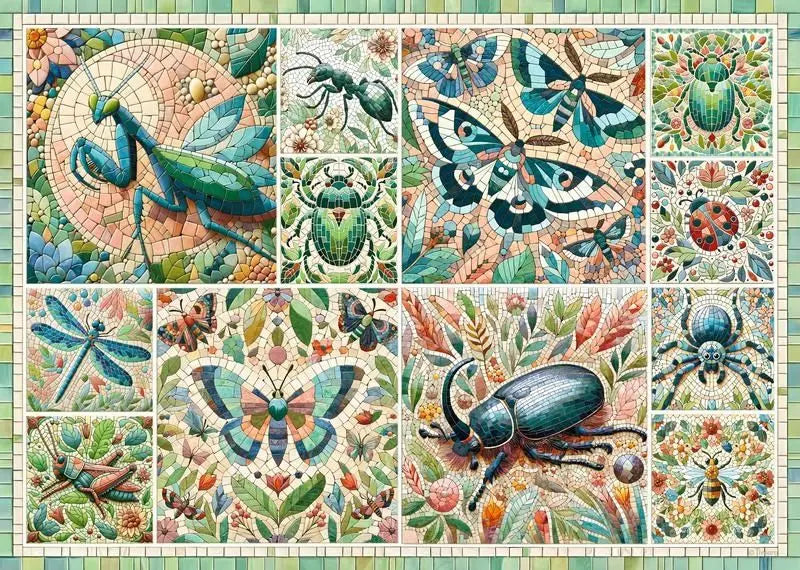 Puzzle 1000 Cherrypazzi Mosaic of the Miniature Wild