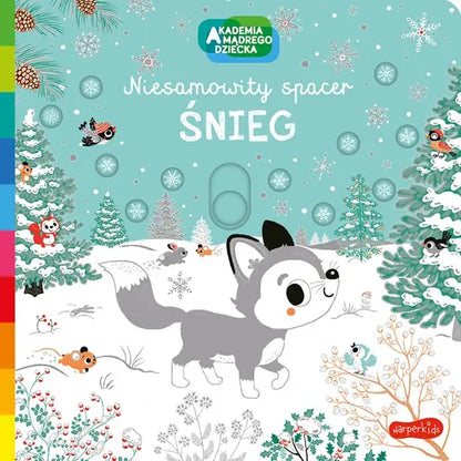Książeczka - Śnieg. Akademia Mądrego Dziecka. Niesamowity spacer
