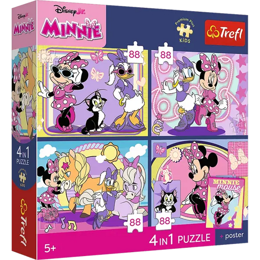 Puzzle Premium Plus Kids, Disney 4 x 88 el. Magiczne momenty