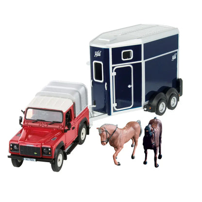 TOMY Britains Land Rover z przyczepą d/koni 43239