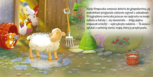 Książeczka - Historyjki podwórkowe. Owieczka kropeczka