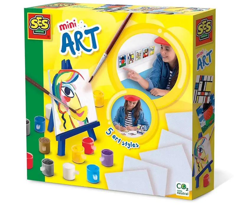 Mini art mini sztaluga artysty zestaw