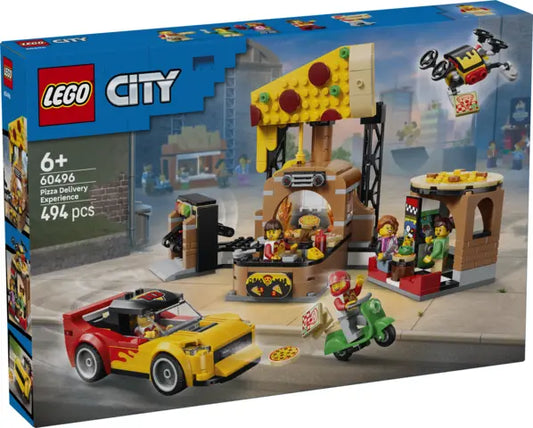 Lego City - Dostawa pizzy z pojazdami