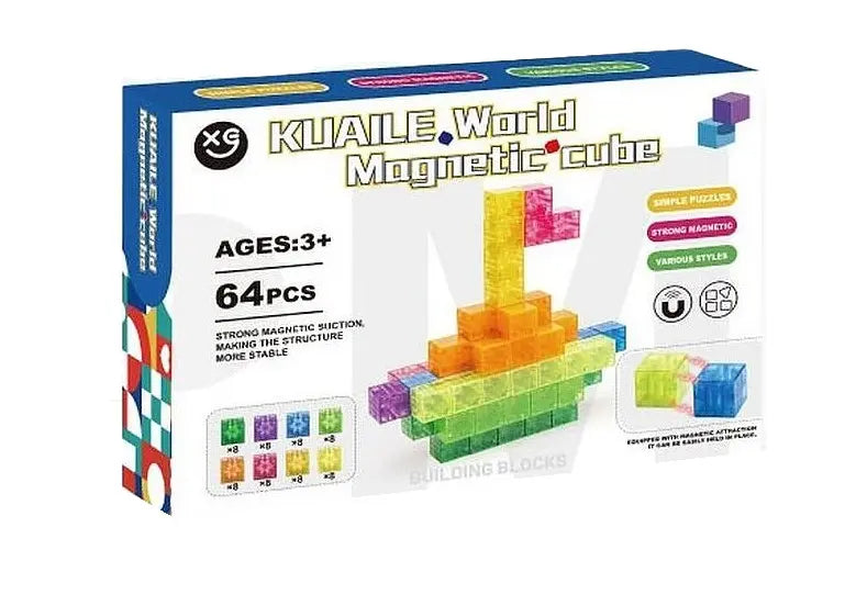 Magnetic cube kostki magnetyczne 64 elementy