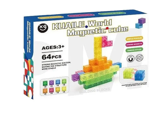 Magnetic cube kostki magnetyczne 64 elementy