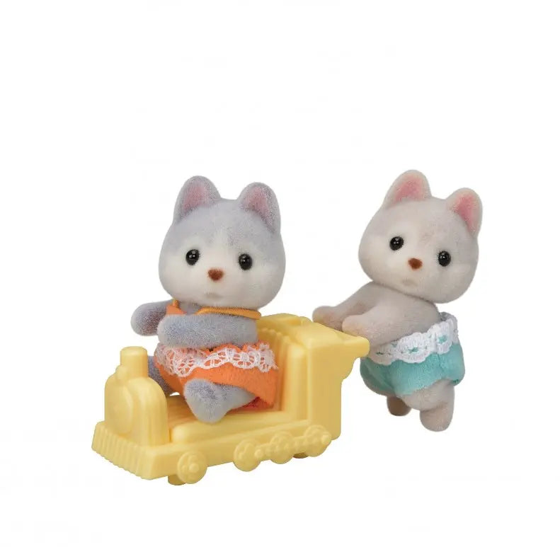 Sylvanian families bliźniaki piesków husky