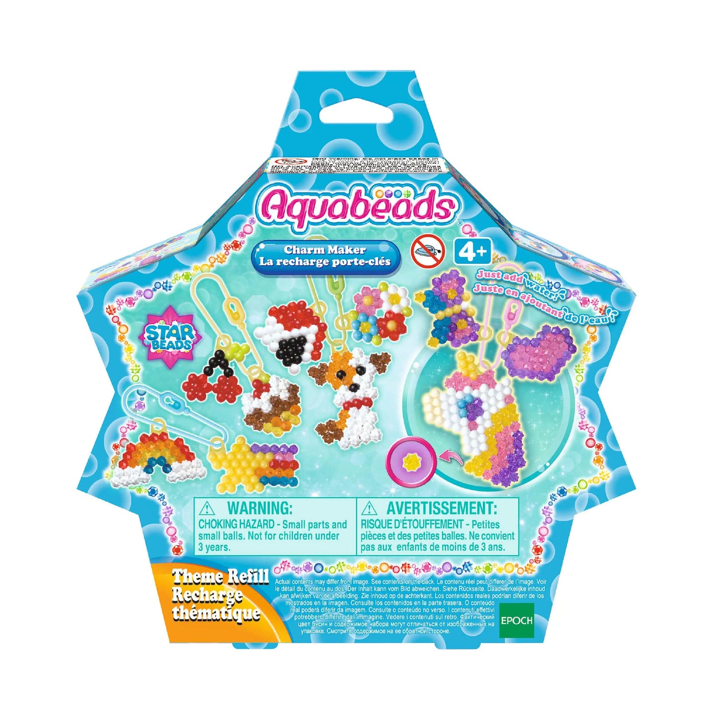Aquabeads Koraliki Gwiazdki czarujące zawieszki