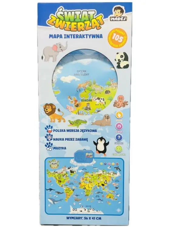 Świat zwierząt - mapa interaktywna
