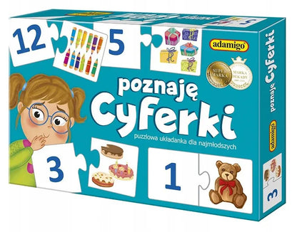 Poznaję cyferki gra puzzlowa