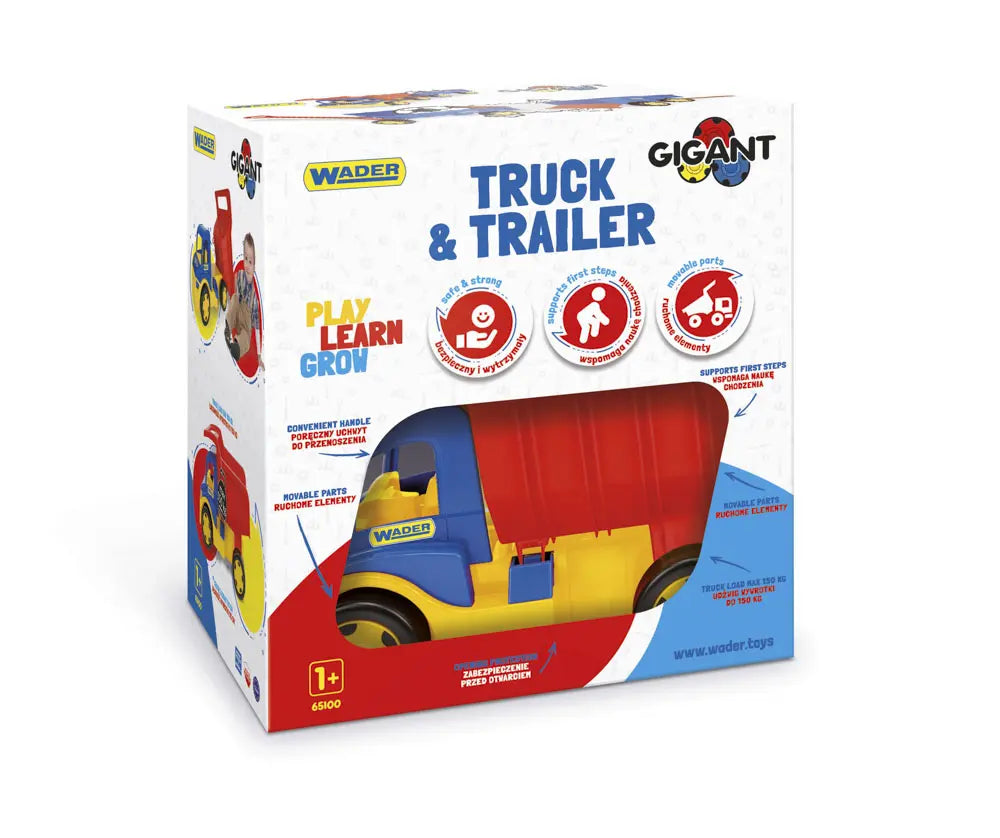 WADER Gigant Truck wywrotka z przycz.65100 51005