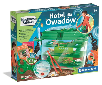 Naukowa zabawa hotel dla owadów