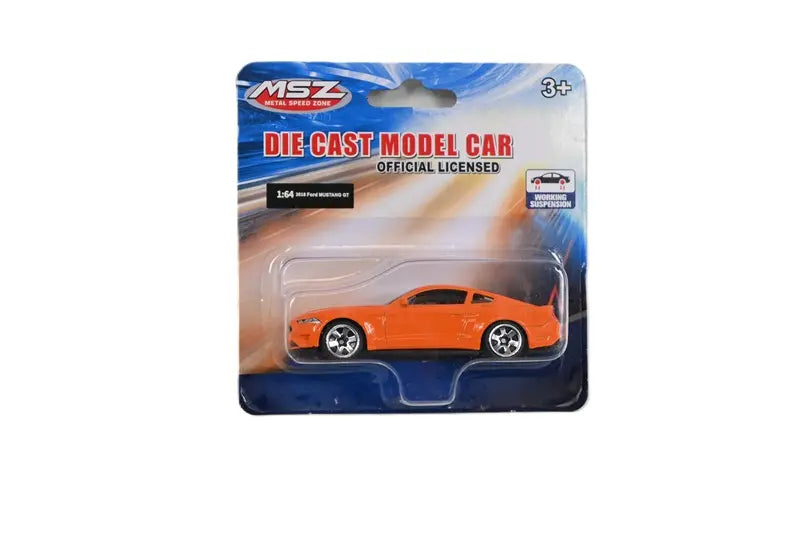 Model Ford Mustang GT 2018 pomarańczowy 1:64
