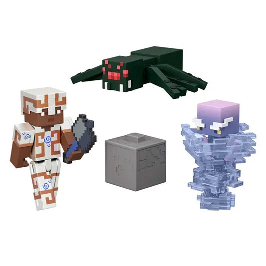 Minecraft Trudne próby 3 figurki + akcesoria