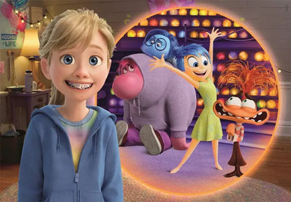 Puzzle 104 maxi SuperKolor Inside Out 2