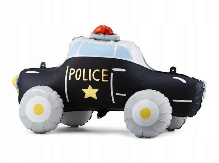 Balon foliowy stojący - Wóz Policyjny - 90x41cm