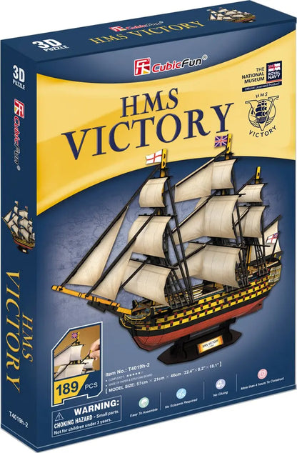 Cubic fun puzzle 3d żaglowiec hms victory