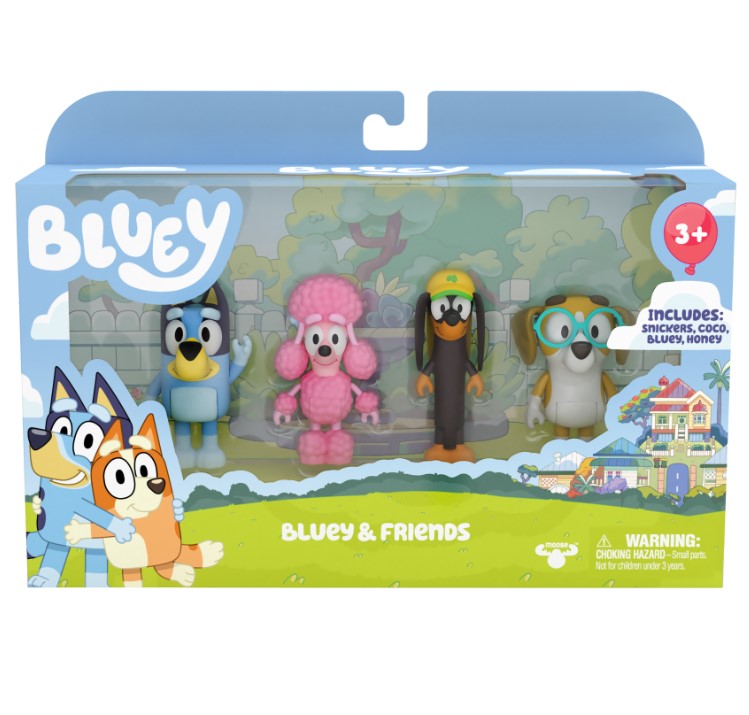 TMT BLUey figurki 4-pak przyjaciele BLU13014 30148