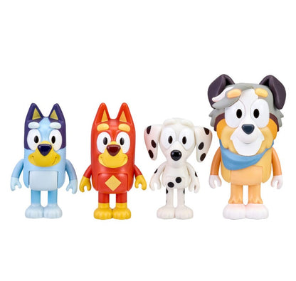 Bluey figurki 4-pak szkolna paczka