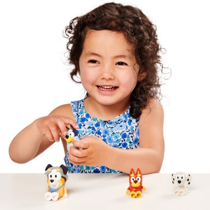 Bluey figurki 4-pak szkolna paczka