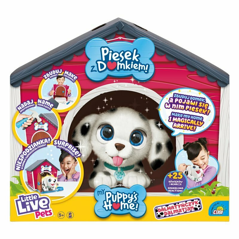 Little livepets piesek z domkiem dalmatyńczyk