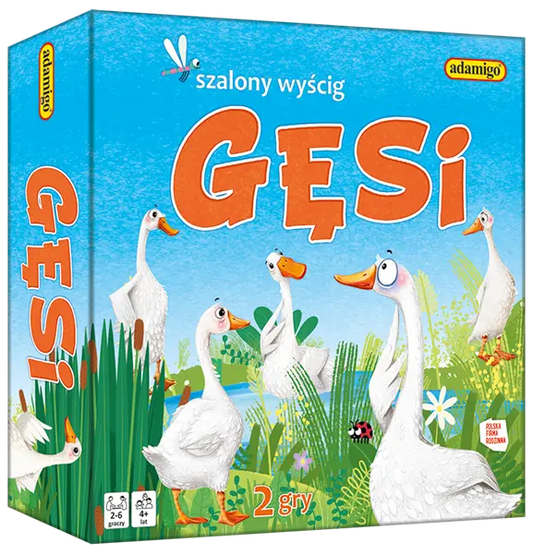 Gęsi - szalony wyścig 08100