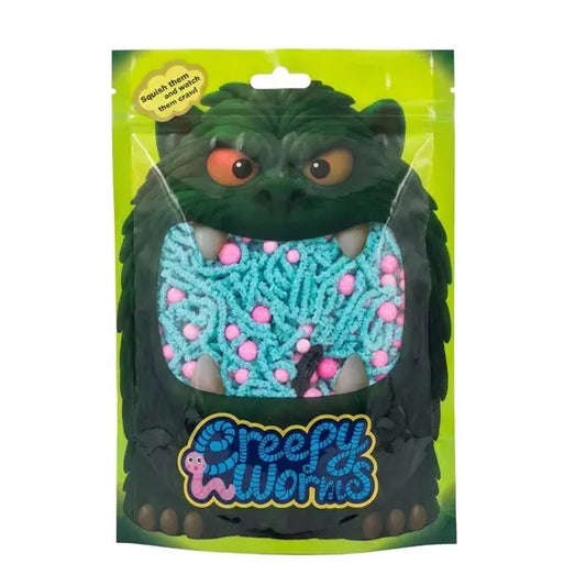 Creepy Worms różowo-niebieskie