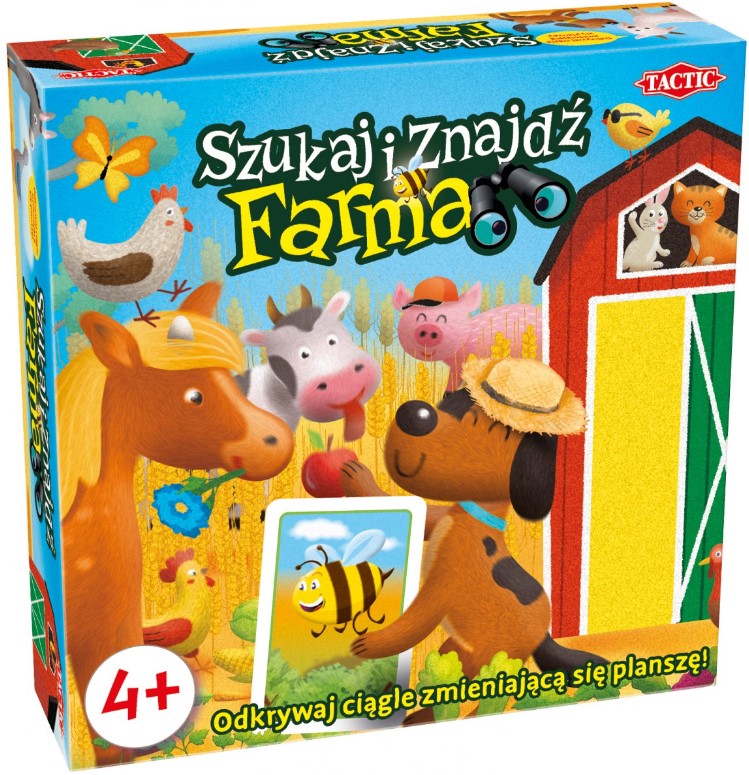 Gra planszowa szukaj i znajdź farma