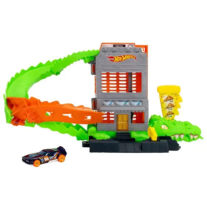 Hot Wheels Krokodyl - atak na pizzerię zestaw